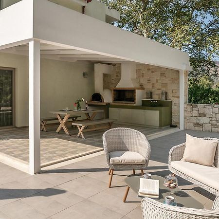 Villa Nature, Heated Pool Kalyves Bagian luar foto