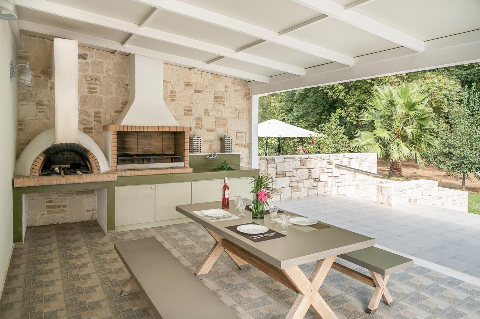 Villa Nature, Heated Pool Kalyves Bagian luar foto